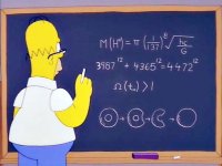 Создать мем Homer Simpson Higgs Boson 14y before CERN