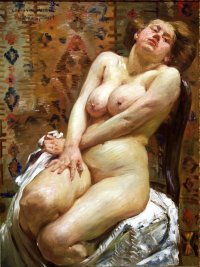 Создать мем Картина маслом