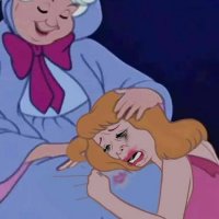 Создать мем Плачущая дама
