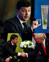 Создать мем Вазелин для Зеленского на все случаи жизни