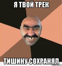 я твой трек тишину сохранял