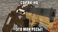 сорян, но это мои ресы!