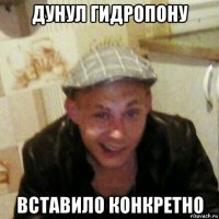 дунул гидропону вставило конкретно