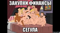 закупки финансы сегула