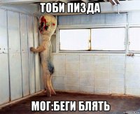 тоби пизда мог:беги блять
