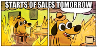 starts of sales tomorrow 