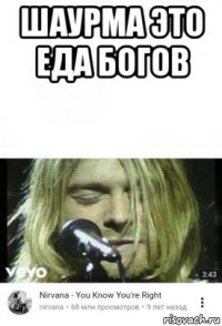 шаурма это еда богов 
