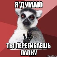 я думаю ты перегибаешь палку