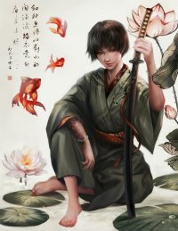 Создать мем Art samurai