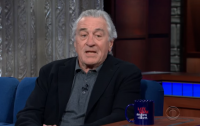 Создать мем De niro