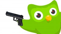 Создать мем Duolingo плохого не делает