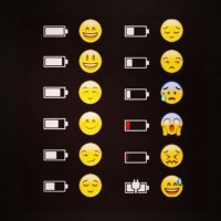 Создать мем Emoji battery
