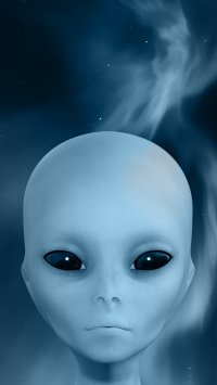 Создать мем Инопланетянка