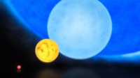 Создать мем Красный карлик - Солнце - Голубой гигант - R136a1-WN5h