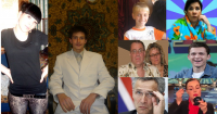 Создать мем Жених и невеста