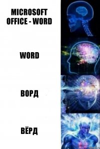 Microsoft Office - Word WORD Ворд вёРд