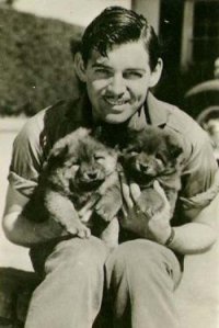 Создать мем 1930 Clark Gable chow bbikkel