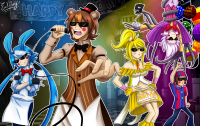 Создать мем Fnaf