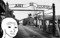 Создать мем Just Be Yourself