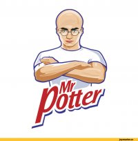 Создать мем Мистер Поттер