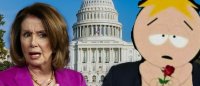 Создать мем Pelosi  butters