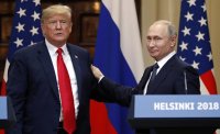Создать мем Трамп и Путин