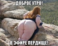 доброе утро! в эфире пердище!