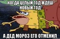 когда целый год ждёш новый год а дед мороз его отменил