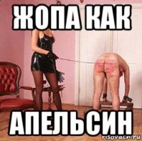жопа как апельсин