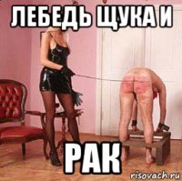 лебедь щука и рак