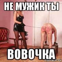 не мужик ты вовочка