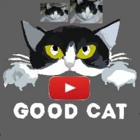 Создать мем Добрий кот