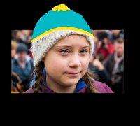 Создать мем Greta