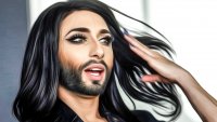 Создать мем Кончита вурст