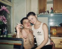 Создать мем Шлюха и петух