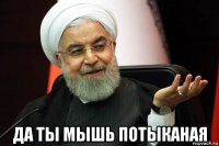  да ты мышь потыканая