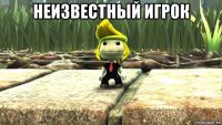 неизвестный игрок 