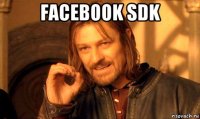 facebook sdk 