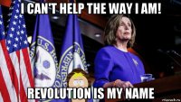 i can't help the way i am! revolution is my name