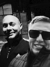 Создать мем Mc Конкретный и Витя Ак