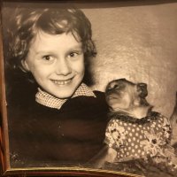 Создать мем Нифёдыч в детстве