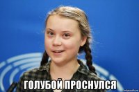  голубой проснулся