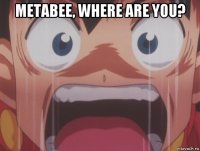 metabee, where are you? 