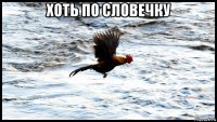 хоть по словечку 