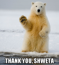  thank you, shweta