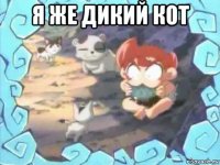я же дикий кот 