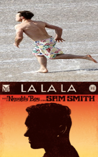 Создать мем Ла ла ла на пляже