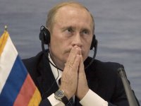 Создать мем Путин молится