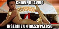 chiave di avvio inserire un razzo peloso