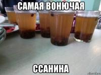 самая вонючая ссанина